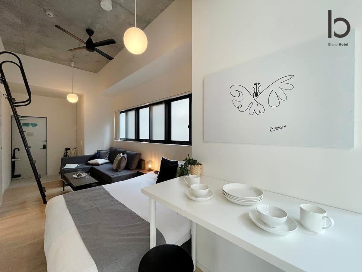 Bhotel Nekoyard - Stylish Loft Studio Steps From Peace Park 广岛 外观 照片